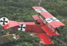 Fokker DR I aus dem Film "Blauer Max"